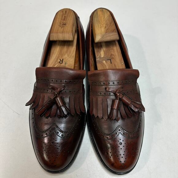 NEW HEELS Crockett & Jones x Brooks Brothers Tassel Loafer Wingtip England 9 C main image 6